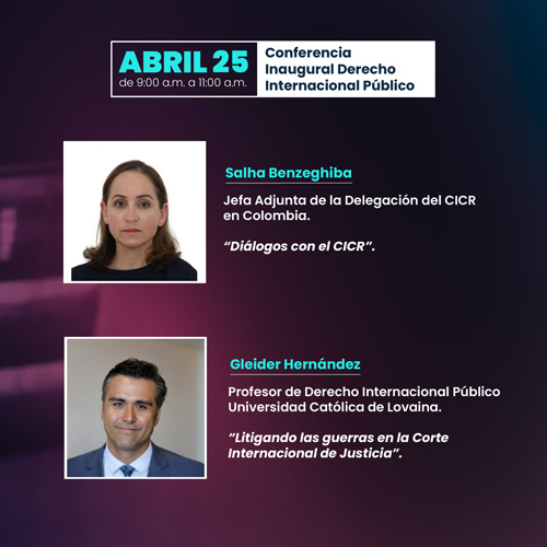 Invitados al congreso internacional de derecho